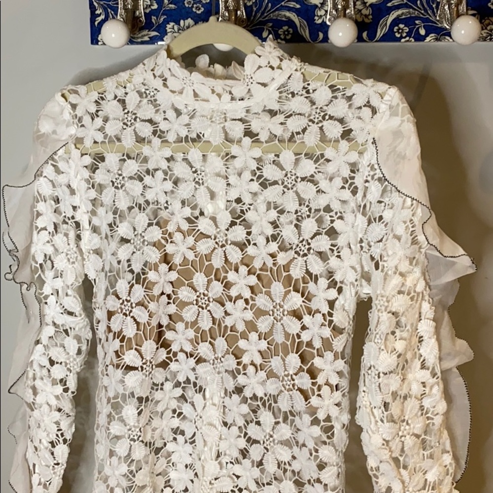 Self portrait lace shirt